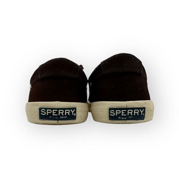 Sperry Kids Striper II LTT Top Sider Lace Up Sneaker Shoes Brown Size 2M - Picture 6 of 9
